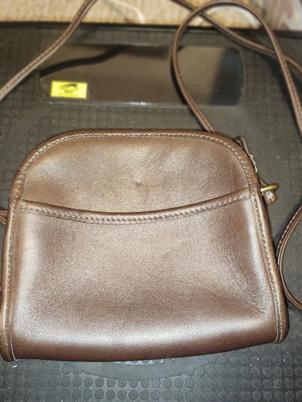 Coach Abbie Brown Leather Crossbody Bag - Picture 3 of 12